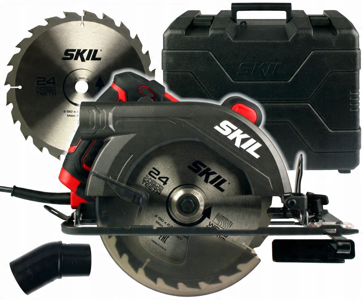 

Pilarka Tarczowa 66mm 1400W Skil Walizka 2 Piły