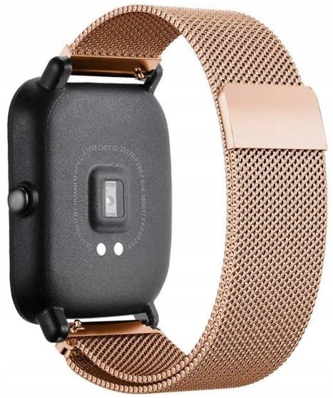 PASEK DO AMAZFIT GTS 2 2e 3 4 MINI BIP U PRO LITE 3 PRO S XIAOMI GTR 42MM Materiał stal