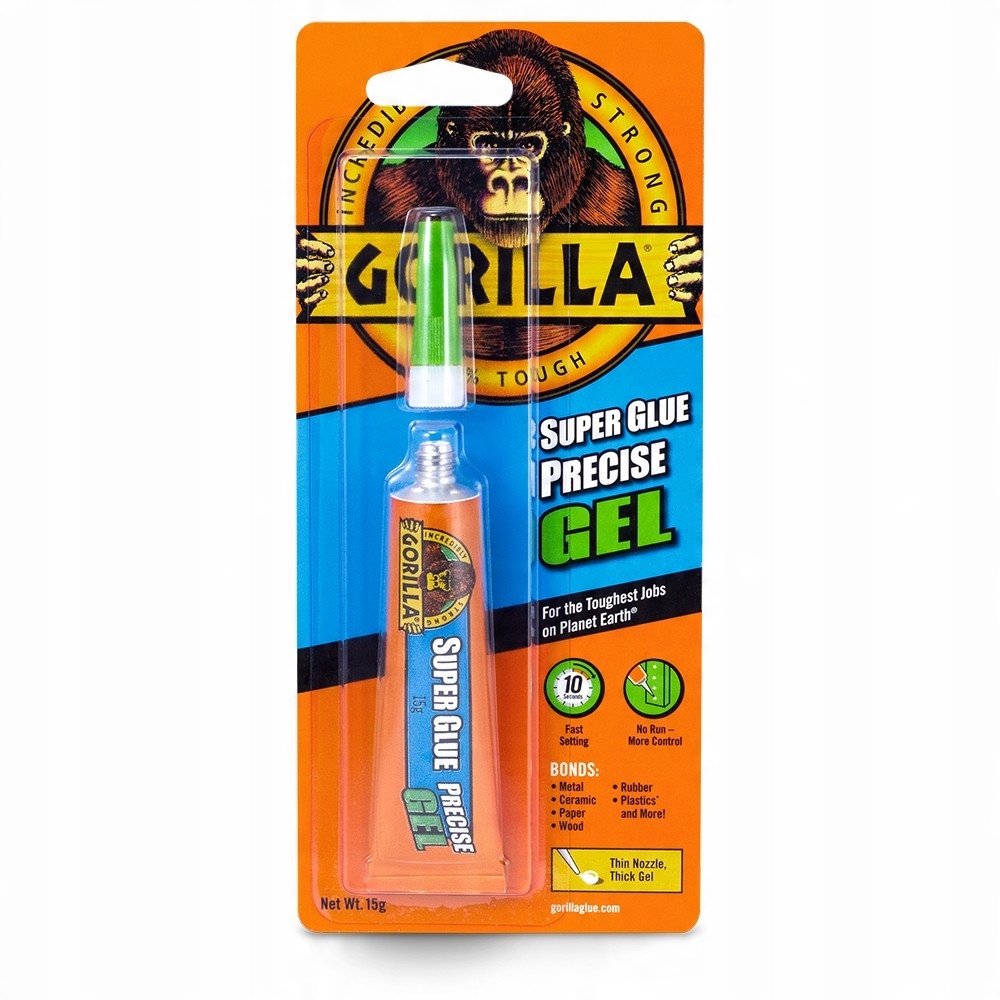 

Klej Błyskawiczny Gęsty Żel Gorilla 15g Supermocny