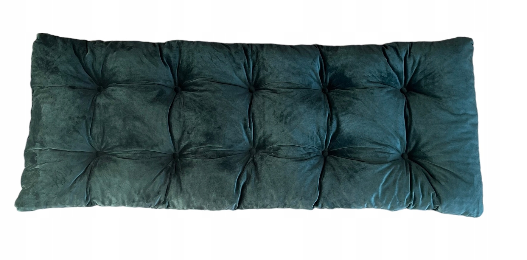 Poduszka na bujak welurowa Montessori Butelkowa Zieleń dziecięca S Marka inna