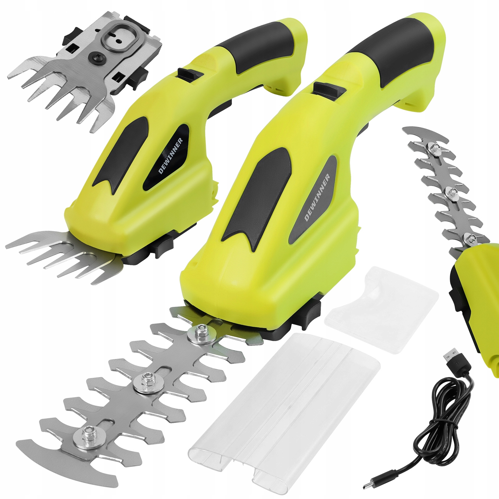 2w1 Akumulatorowe nożyce do trawy i krzewów 7.2V Usb-c