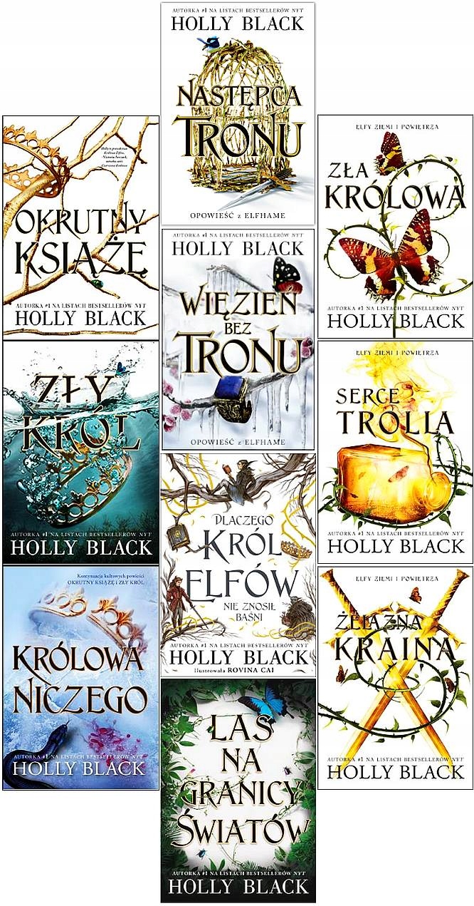 Black pakiet 10x Elfhame Okrutny Książę Elfy Ziemi Powietrza Następca-Zdjęcie-0