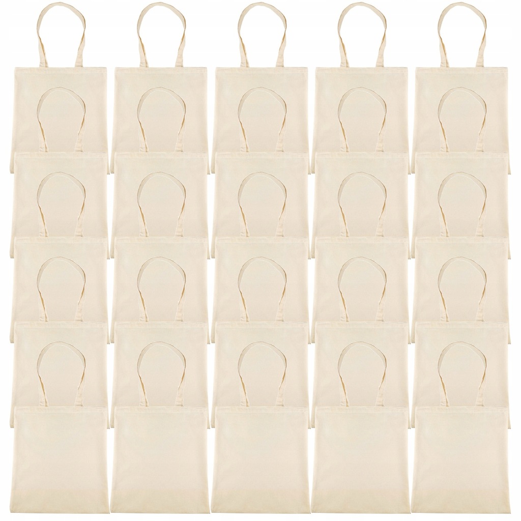 Bavlněná nákupní taška s ušima 140g 380x420 eko 25 kusů Bez Potisku