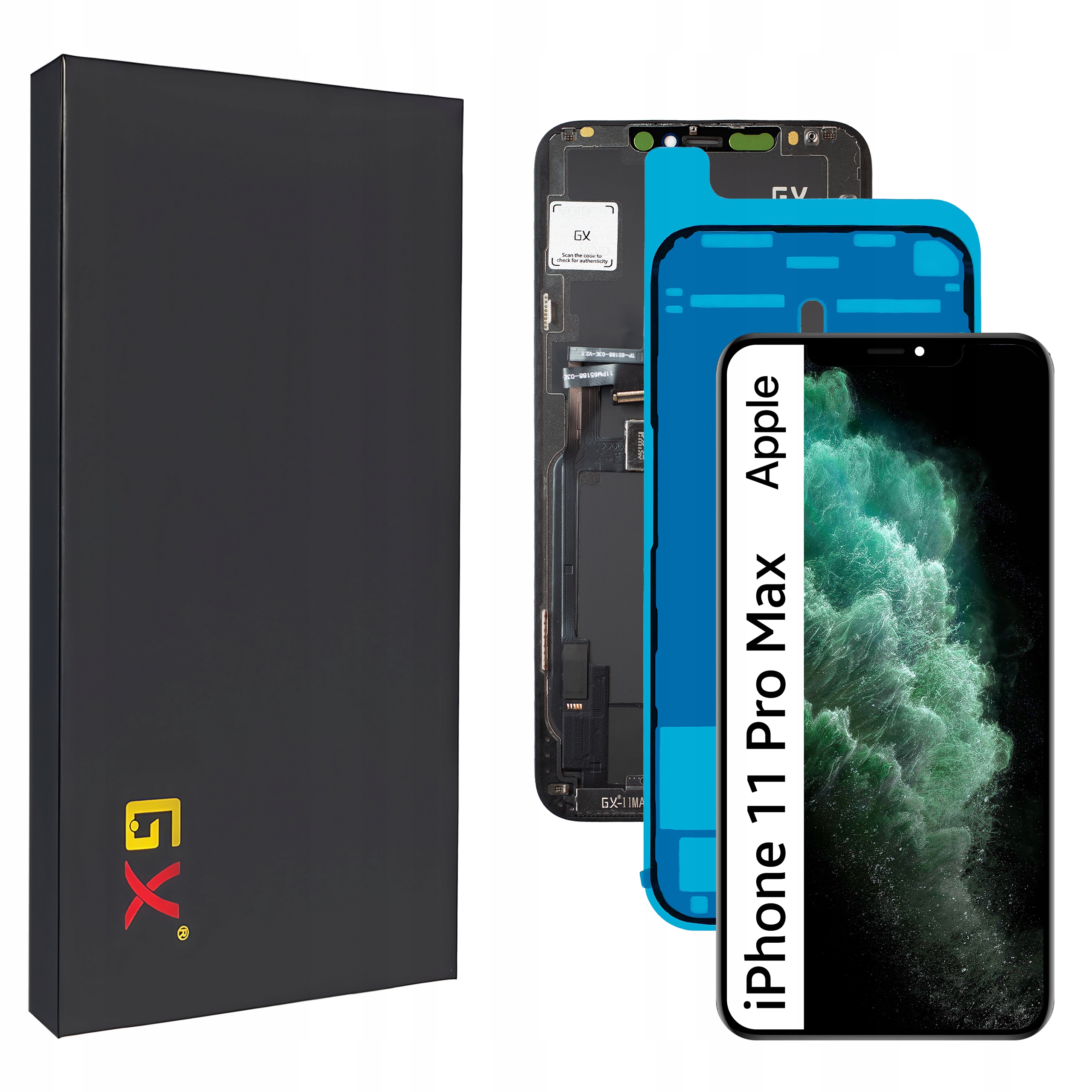 A2220 LCD pro iPhone 11 Pro Max Displej Obrazovka Oled Gx Chip IC