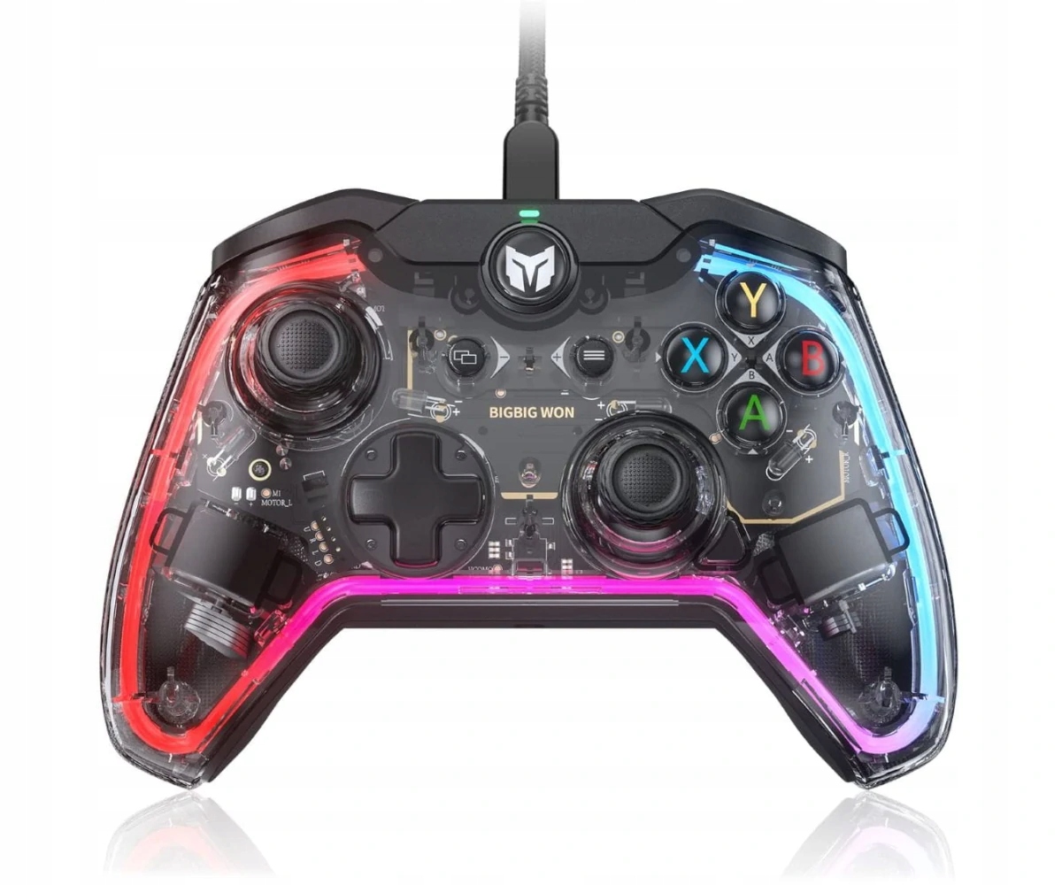 Pad przewodowy Mojhon Bigbig Won Rainbow S 19 przycisków Przezroczysty