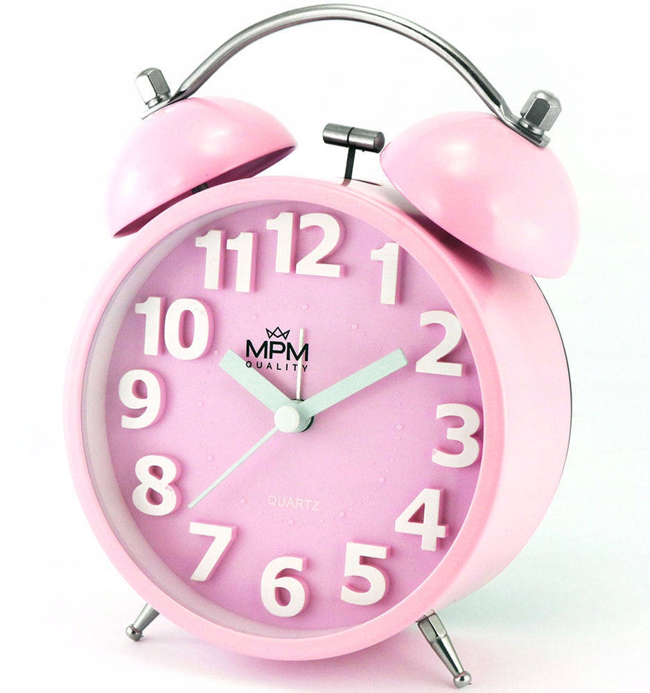 

Głośny Budzik Retro C01.4056.23 Cichy Mechanizm