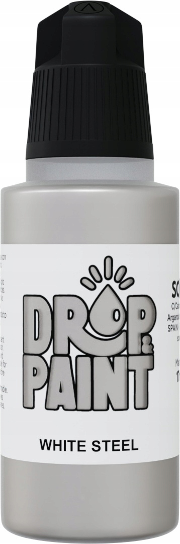Scale 75: Drop Paint Farbka do aerografu 17 ml White Steel