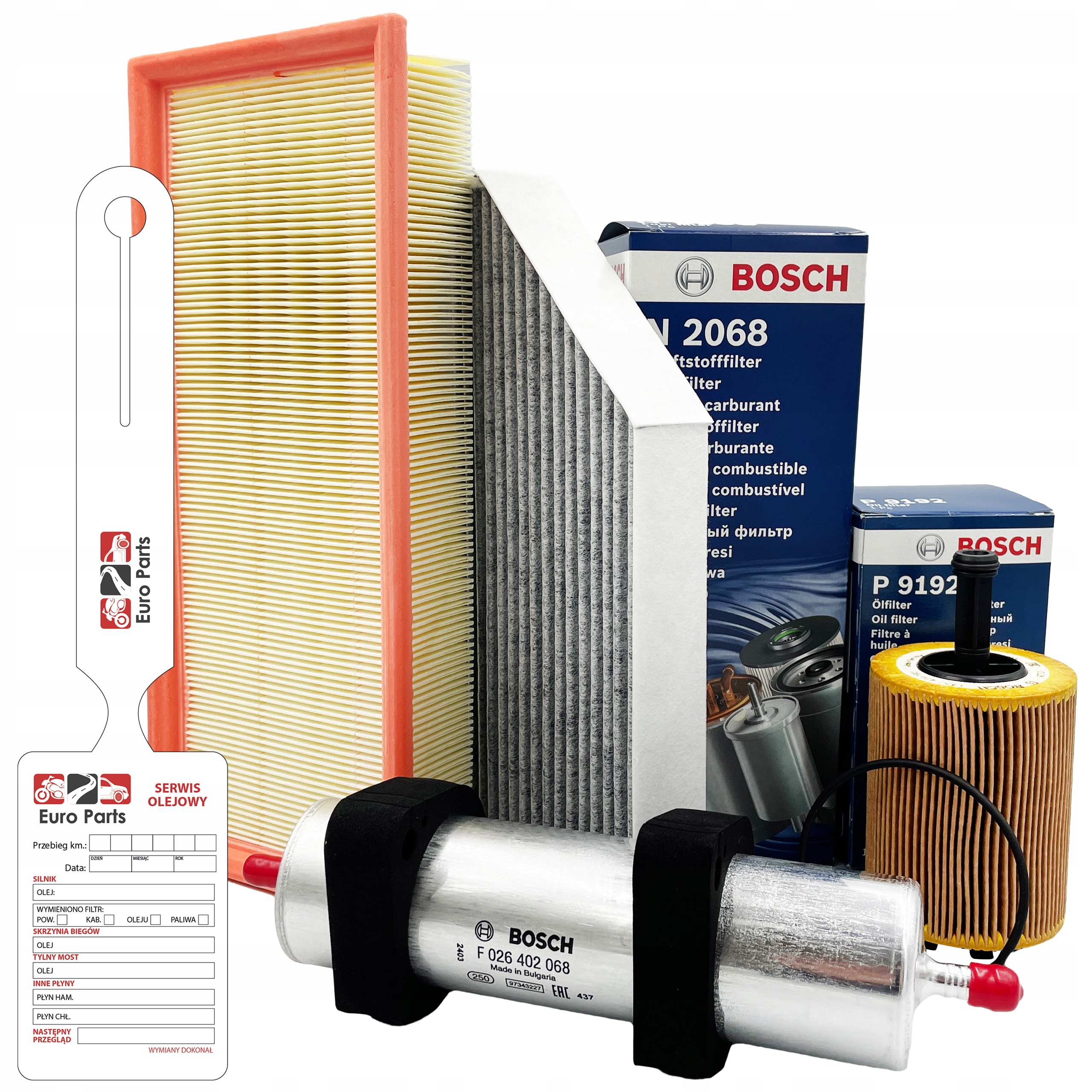 ZESTAW FILTRÓW do AUDI A4 B8 A5 8T 2.0 TDI