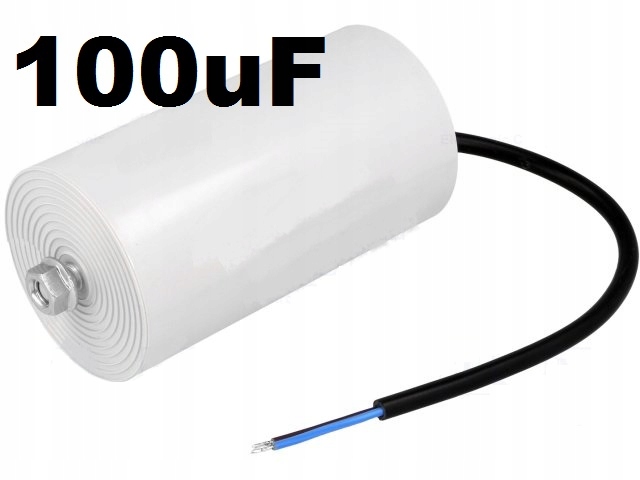 

Kondensator rozruchowy do silnika 100uF 450V