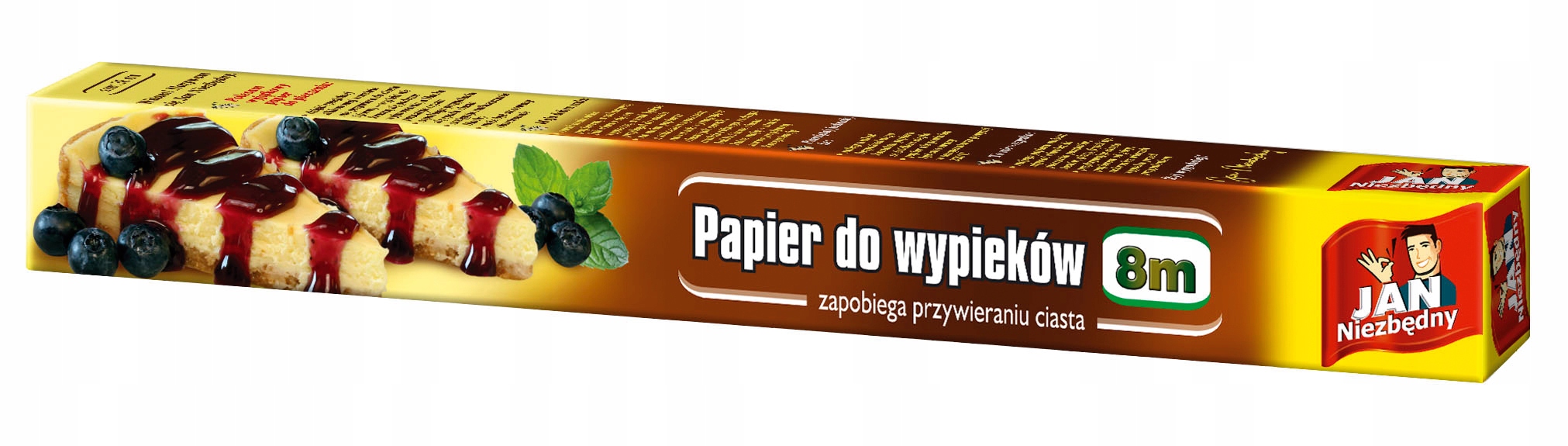 PAPIER WYPIEKÓW PIECZENIA Jan Niezbędny 8m PAKIET Marka JAN NIEZBĘDNY