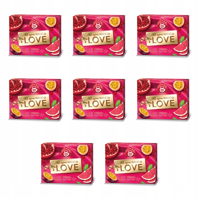 Kolekcja herbatek owocowych Teekanne Love Collection 3x10 67,5g X8