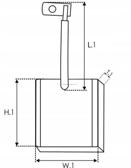 Szczotki rozrusznika SB6007 Producent części AS-PL