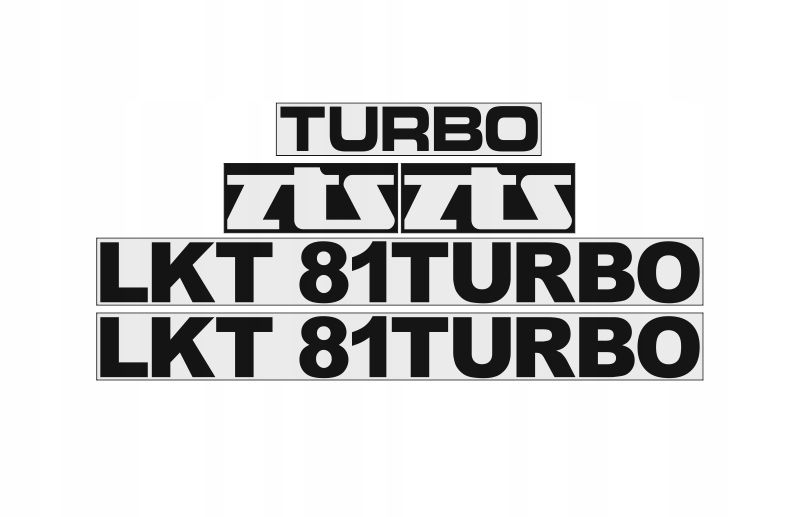 Samolepky s nálepkou Zts Lkt 81 Turbo