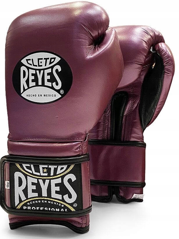 Cleto Reyes Rękawice Bokserskie Velcro Sparing Gloves Purple 14OZ