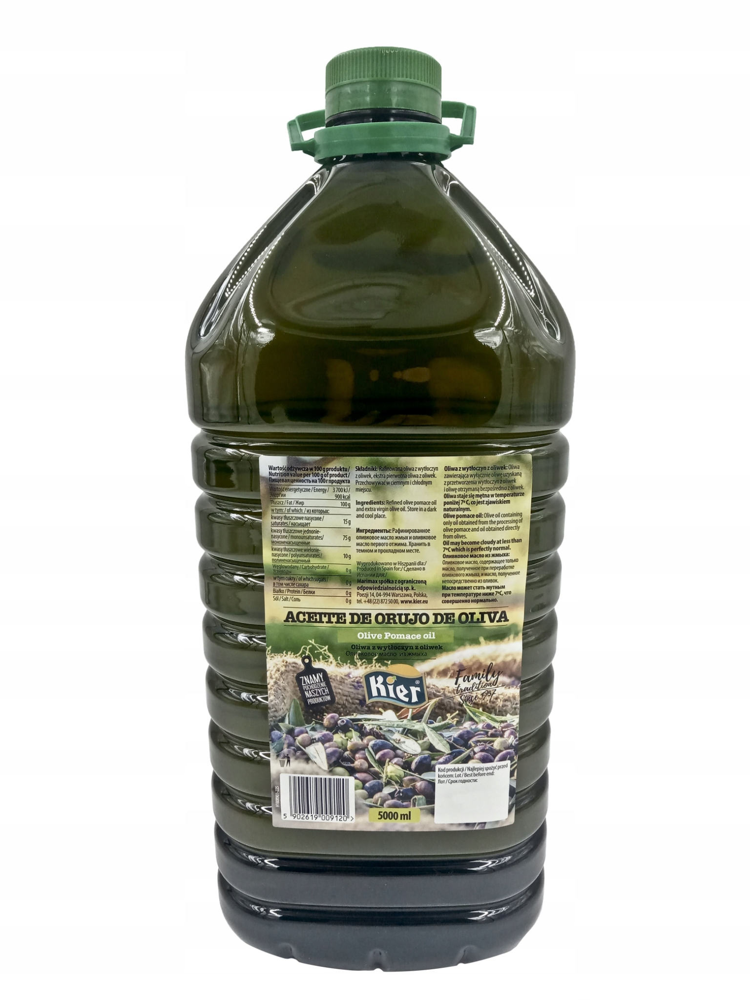 Oliwa z Oliwek Kier 5L Olive Pomace Oil 5 L