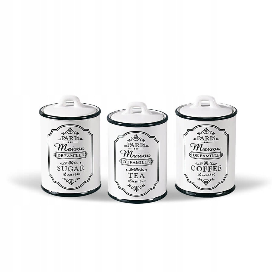 Set 3ks Keramické nádobky na kávu Paris Maison Maestro Mr-