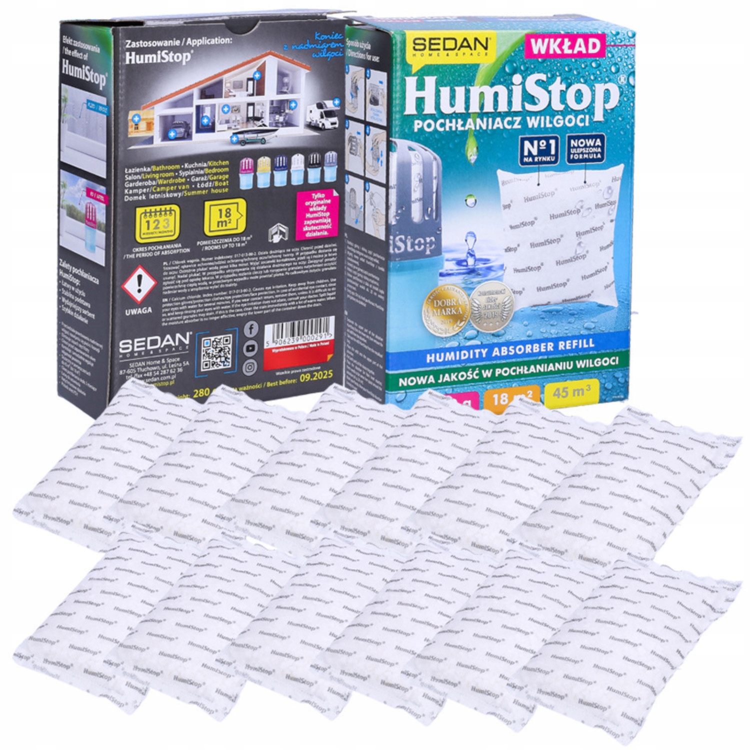 

Humistop wkłady do Pochłaniacza Wilgoci x 12 szt