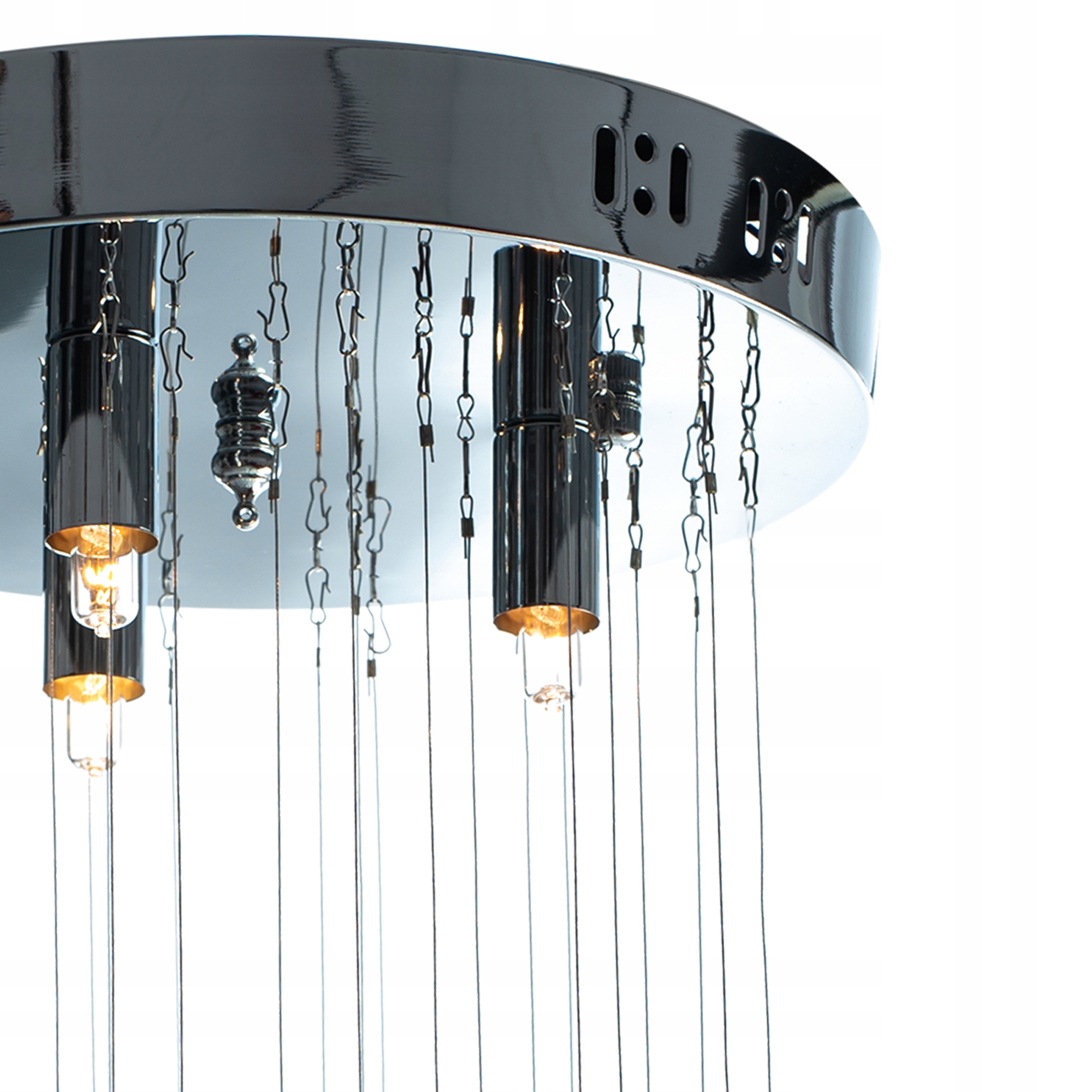 LAMPA KRYSZTAŁOWA SUFITOWA PLAFON CHROM SREBRNY Marka TOOLIGHT