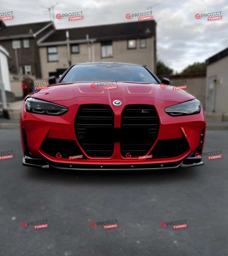 Dokładka przedniego zderzaka do BMW 3 (G20, G80) Sedan 2021- czarny połysk Producent części Inny