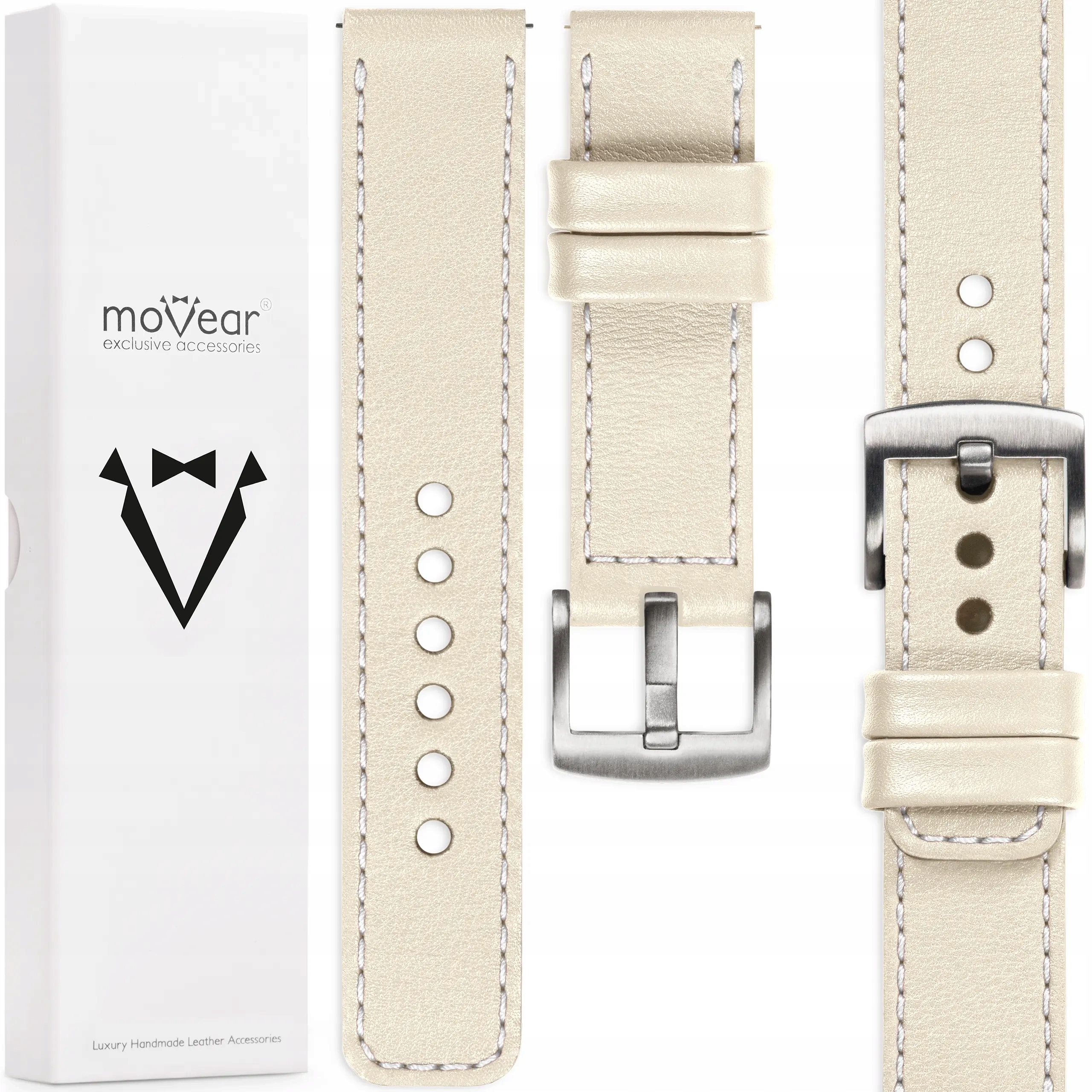 Exkluzivní řemínek 20 mm pro Huawei Watch Gt 3 2 Pro Kožený Movear