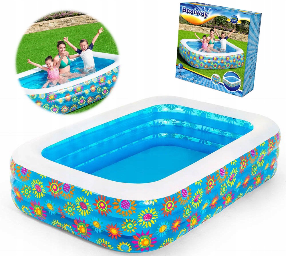 Záhradný Nafukovací Bazén Pre Deti Farebný Záplata