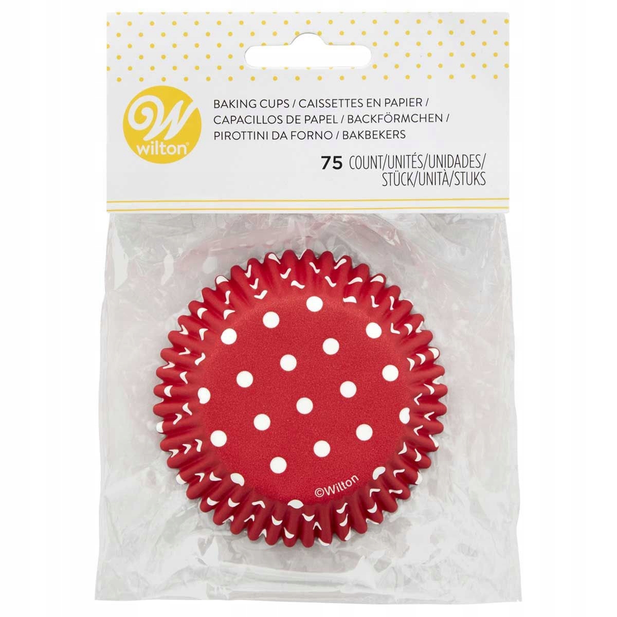 

Papilotki Wilton 75 szt Czerwone W Kropki