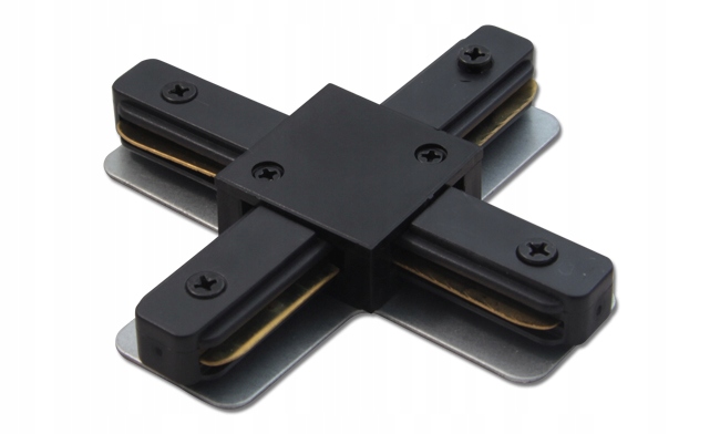 SZYNOPRZEWÓD HQ, ŁĄCZNIK KĄTOWY typ + 1F CZARNY