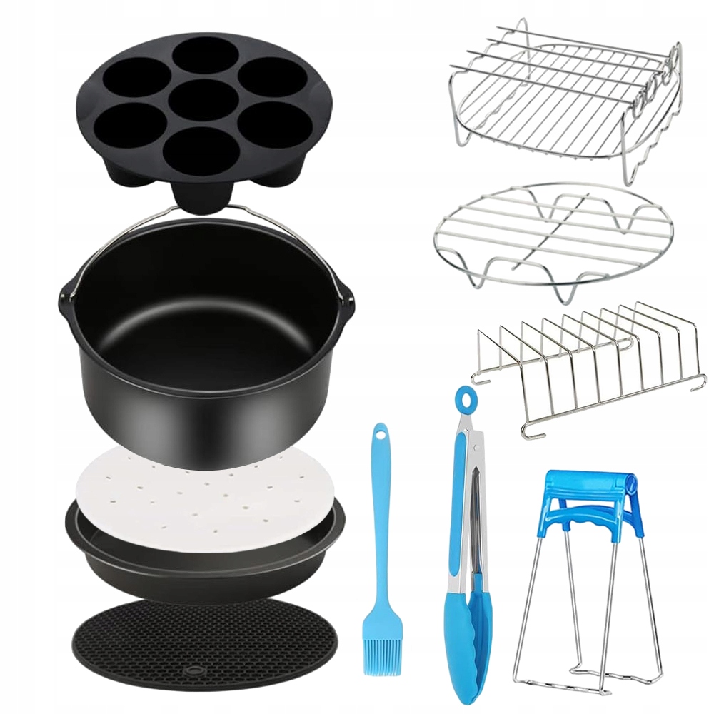 Sada Příslušenství Pro 8'' Fritézu, Formu Na Těsto Lze Mýt V Myčce Nádobí