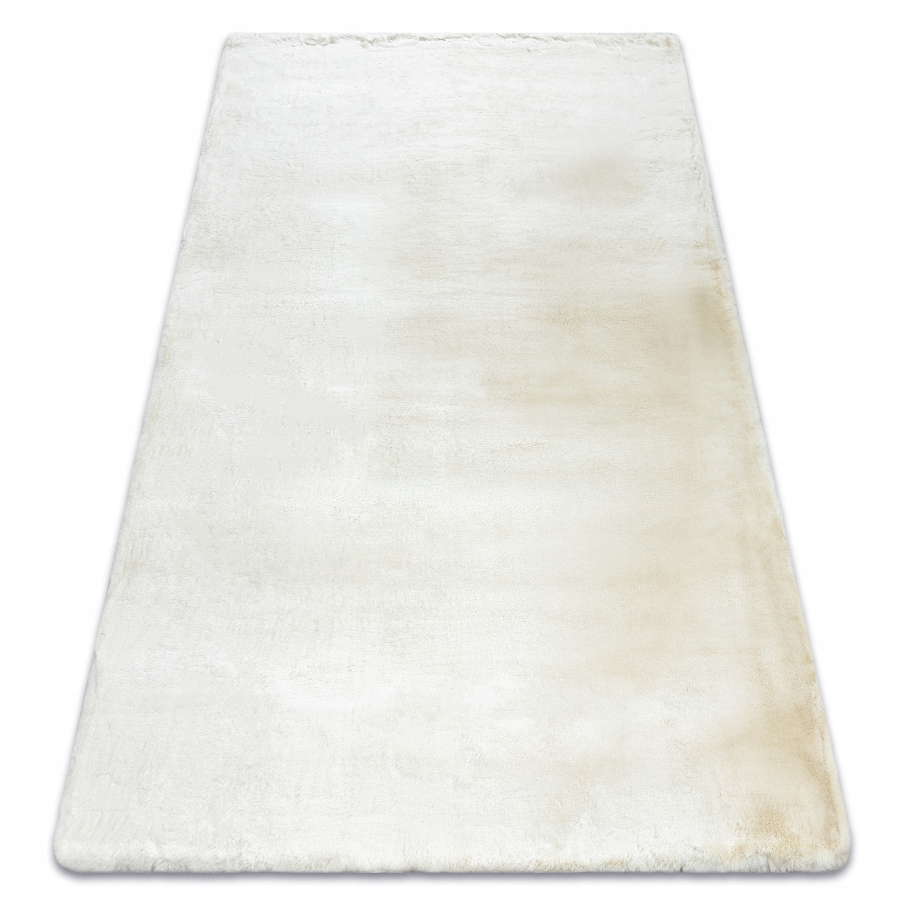 Koberec Do Ložnice Teddy krém hrubý plyš Imitace Králíka Bunny 80 x 150 cm