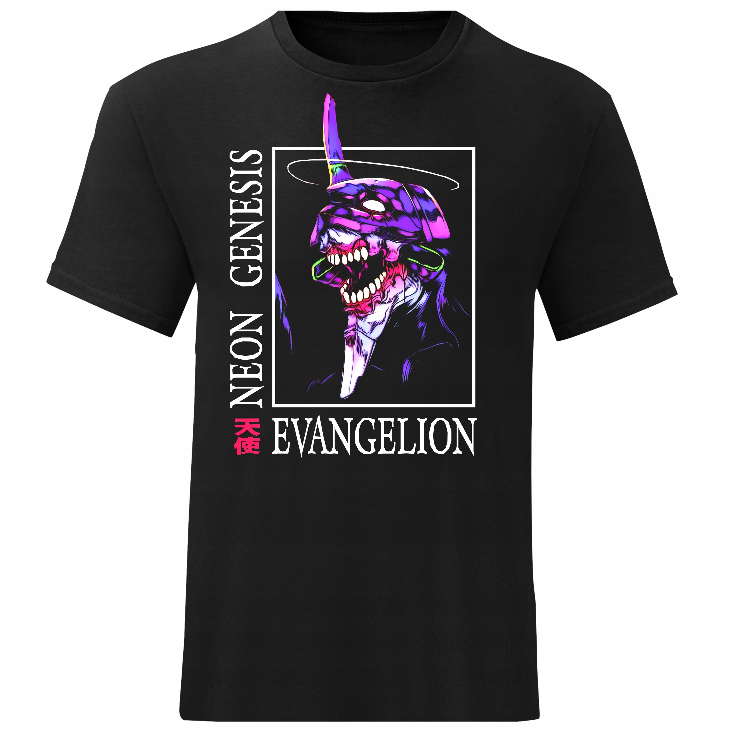 

Męski T-shirt Koszulka Neon Genesis Evangelion XXL