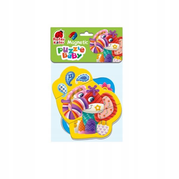 

Magnetyczne Baby puzzle z pianki Słoń Krokodyl