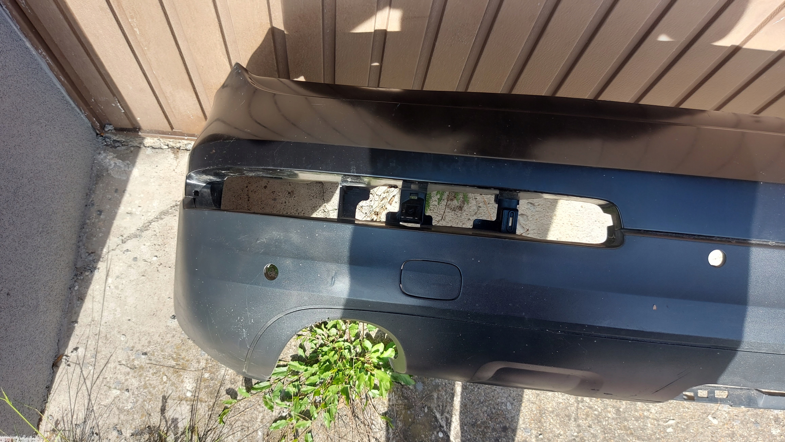 bumper rear part rear AUDI Q7 4L 05-15 PDC