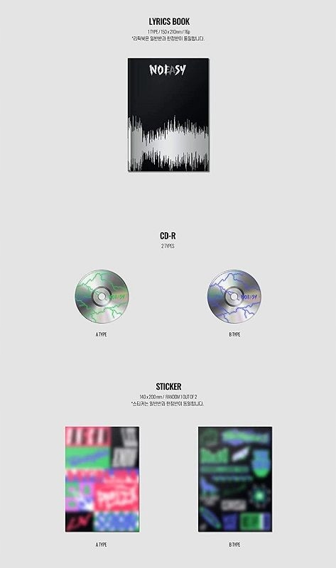 {{{ STRAY KIDS - NOEASY - B TYPE VER. Nośnik CD