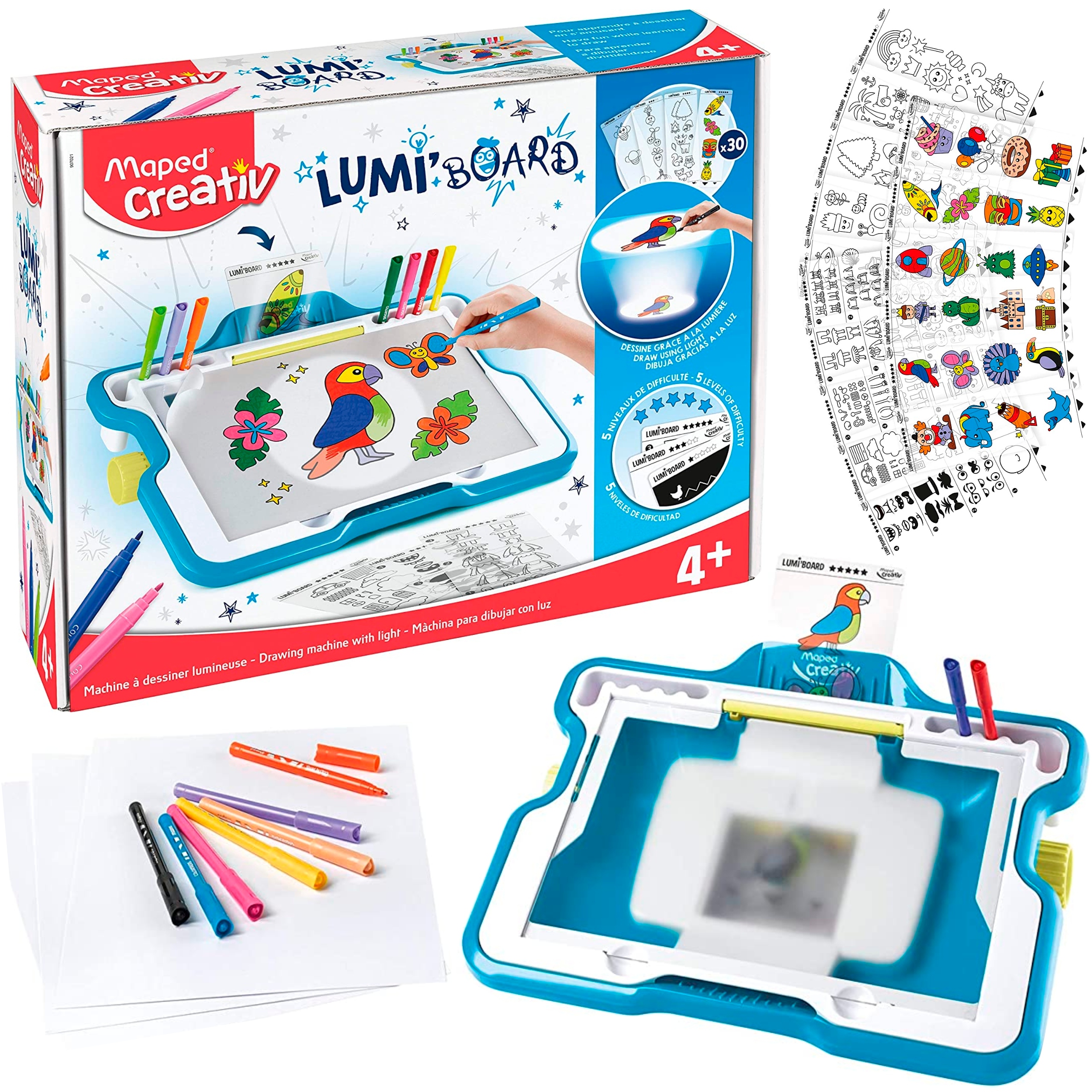 

Tablica Maped podświetlana do odrysowywania Lumi