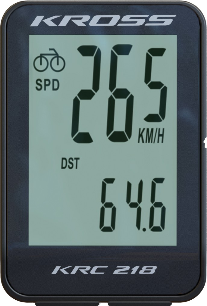 

Licznik Kross 218 czarno-szary 18F, przewodowy