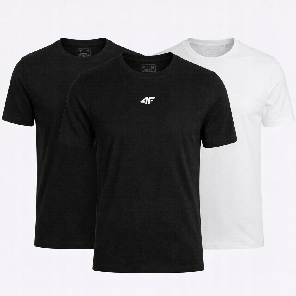 Sada Pánských Triček 4F Tričko Limitovaná Kolekce 3PACK 5XL M3947 SS26
