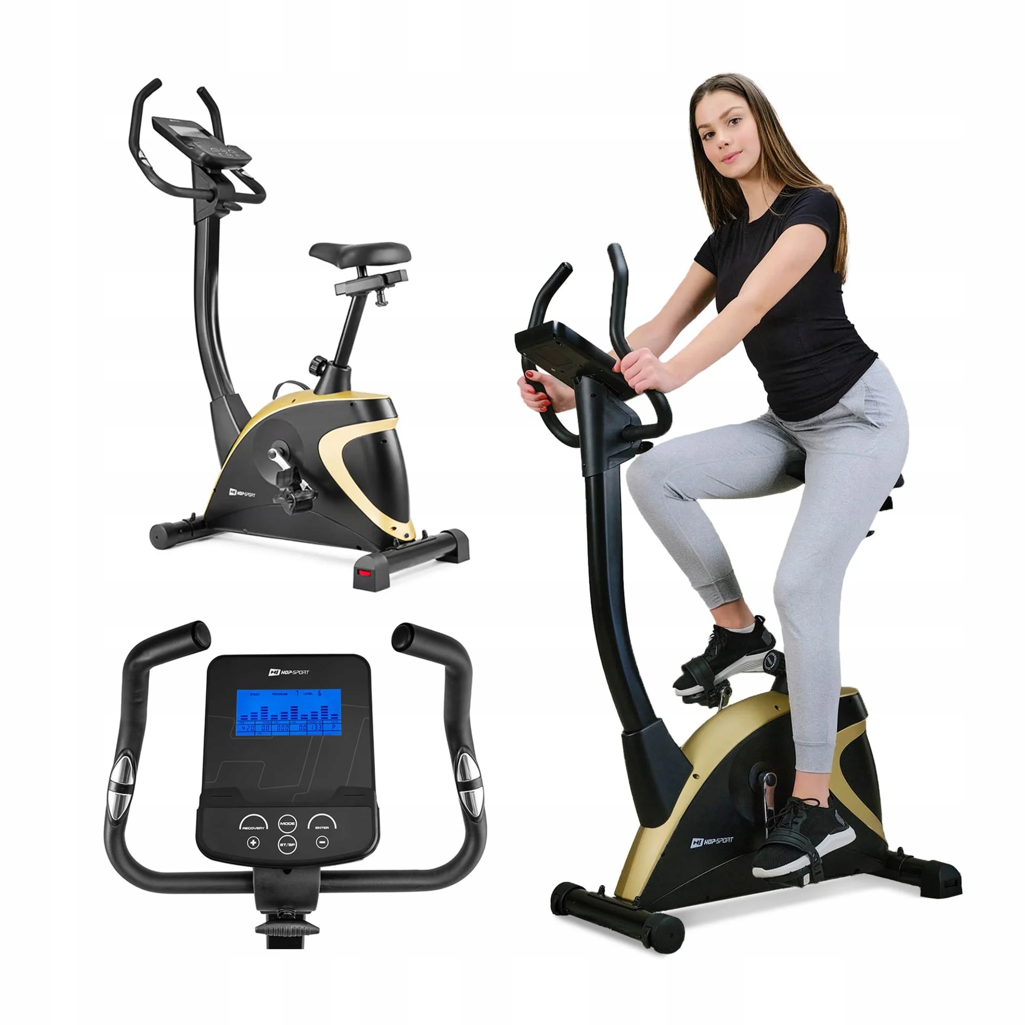 Rower Treningowy Elektromagnetyczny Rowerek Pionowy Stacjonarny