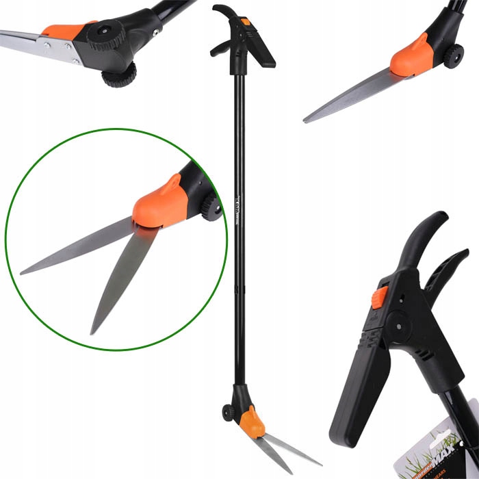 Nożyce Do Trawy Trawnika Obrotowe Na Wysięgniku Długie Nożyczki Ręczne 85cm