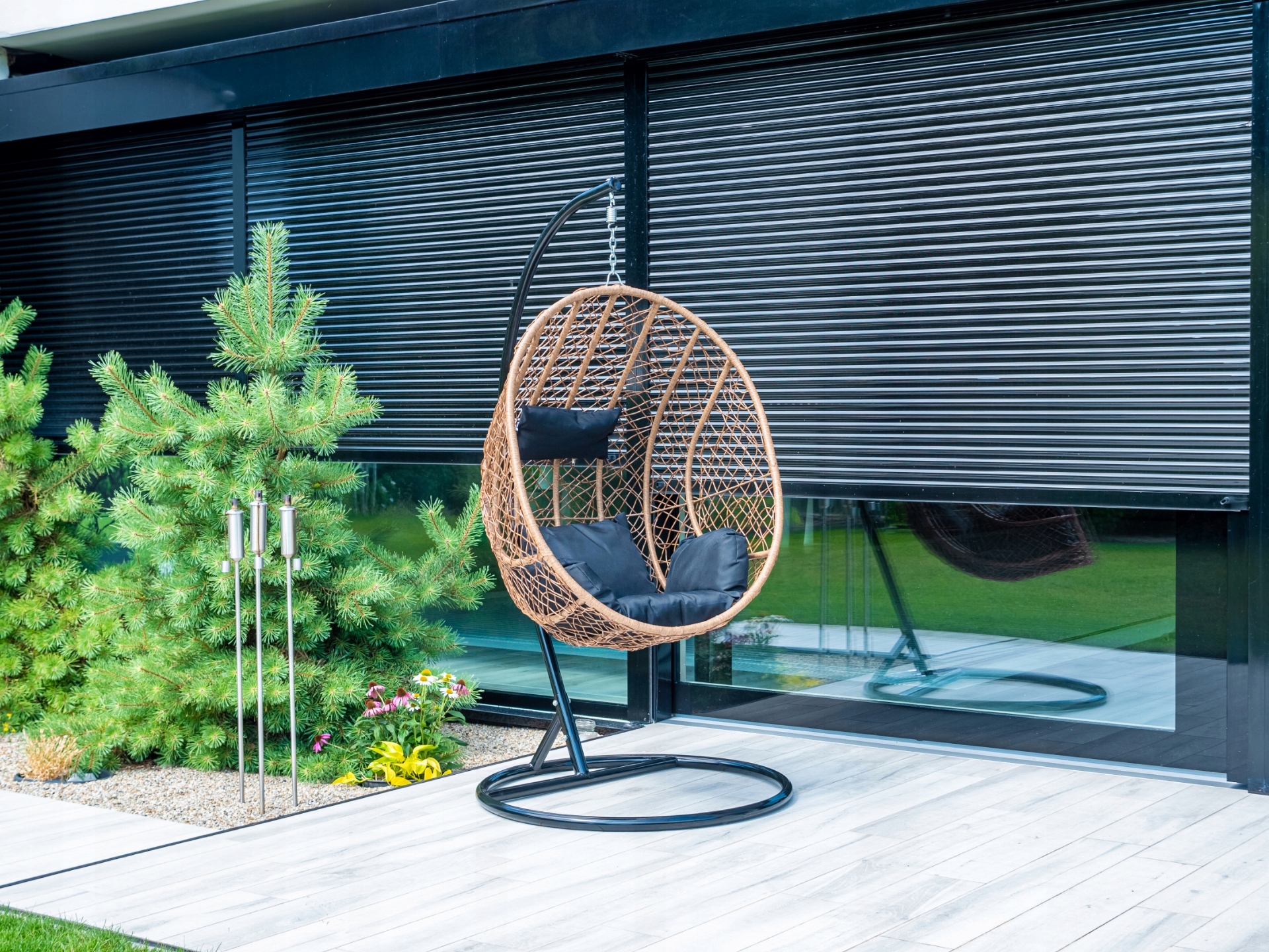 FOTEL WISZĄCY HUŚTAWKA KOKON KOSZ BUJANY ITALFORM Styl nowoczesny