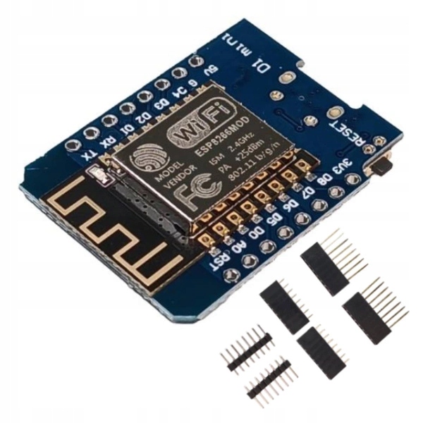 Moduł WiFi ESP8266 ESP12 Wemos D1 mini V2 + Micro USB programator CH340 ...