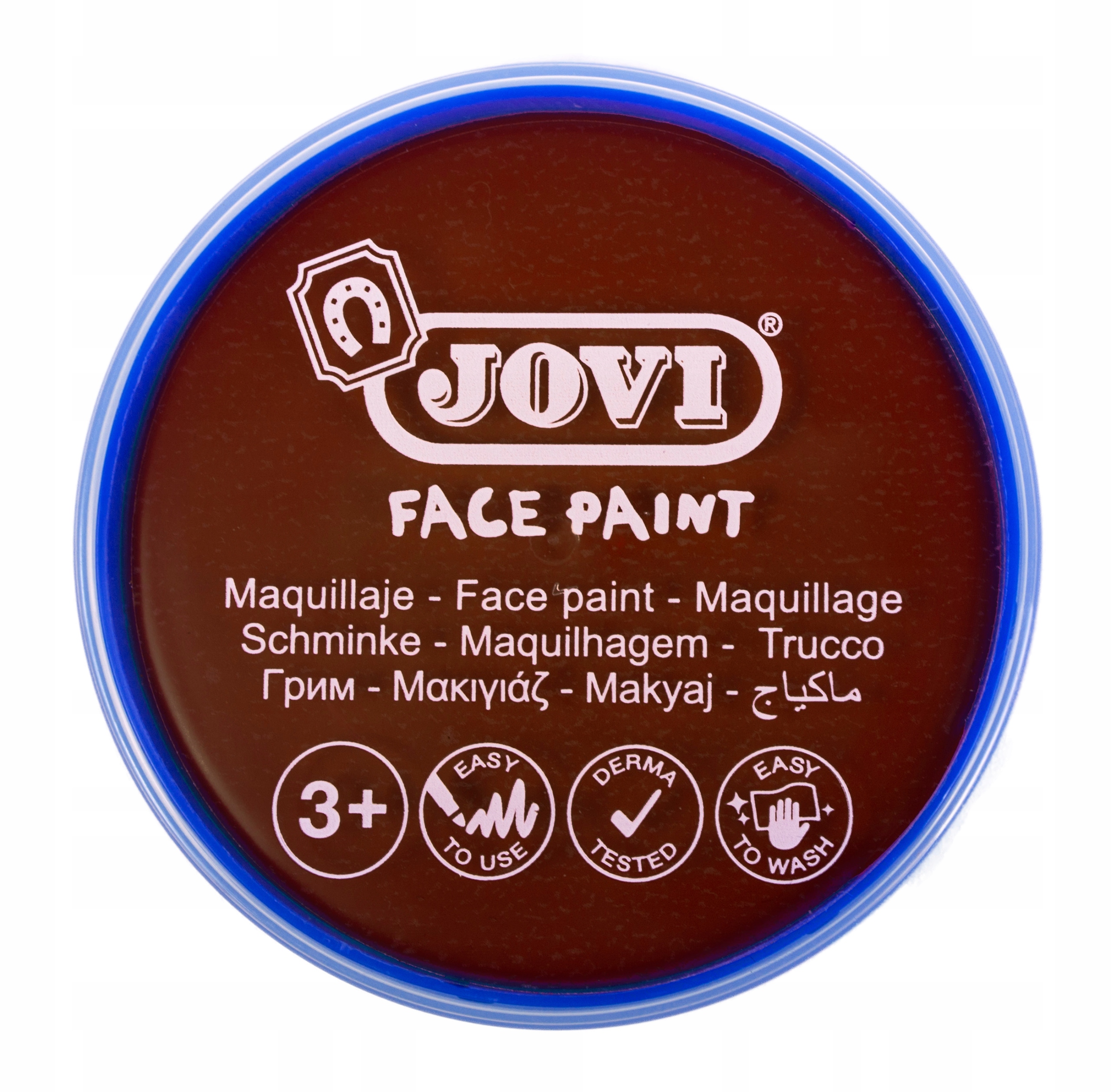 

Farby do malowania twarzy 1szt 20 ml: brązowy (09)