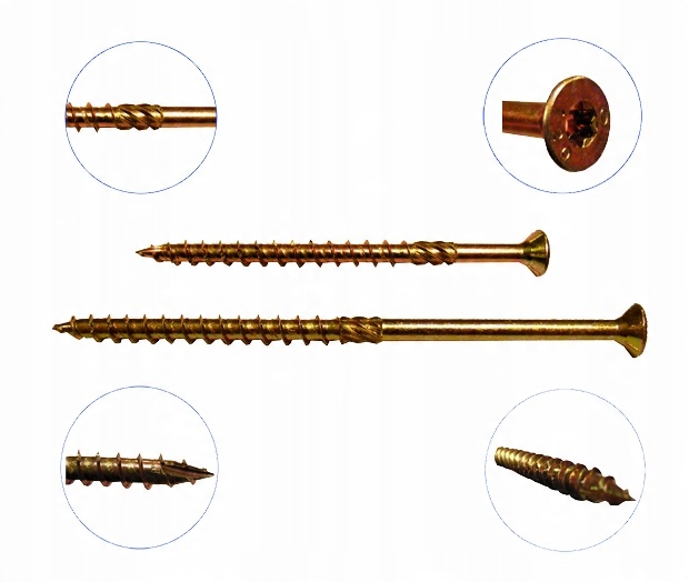 

Wkręty do drewna ciesielskie 6x220 Torx 100szt.