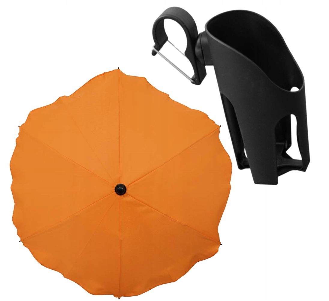 Parasolka + Uchwyt na Kubek do Wózka BEBETTO