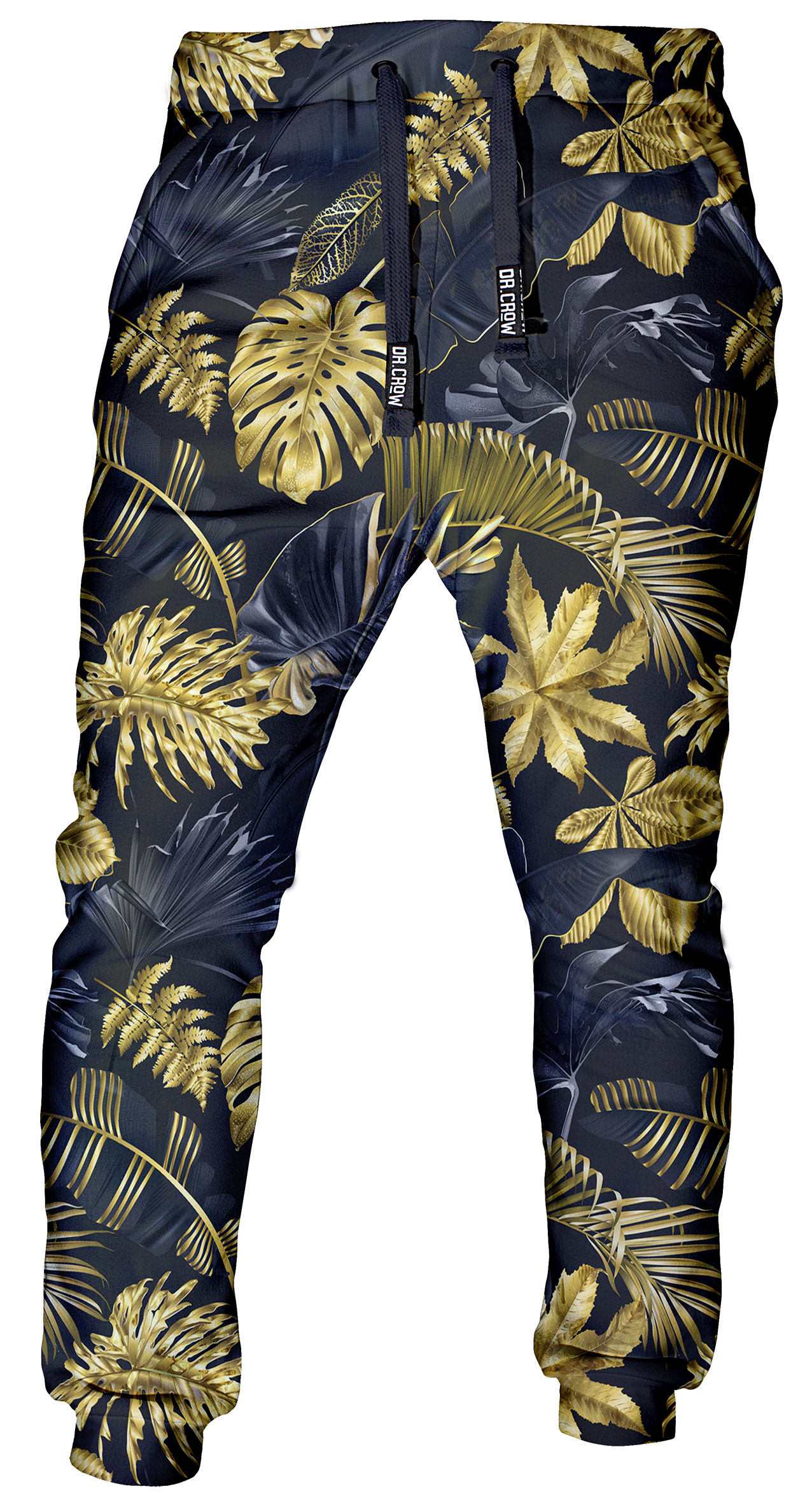 

M Spodnie Dresowe Print Dr.crow Gold Leaves Xs