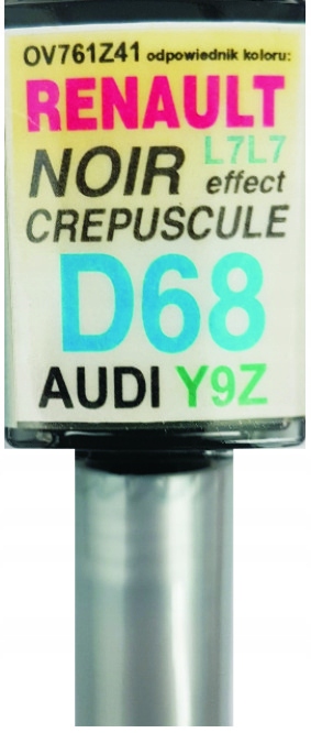 Renault D68 Noir Crepuscule Lakier Samochodowy Zaprawka Do Rys 10 ML Ara