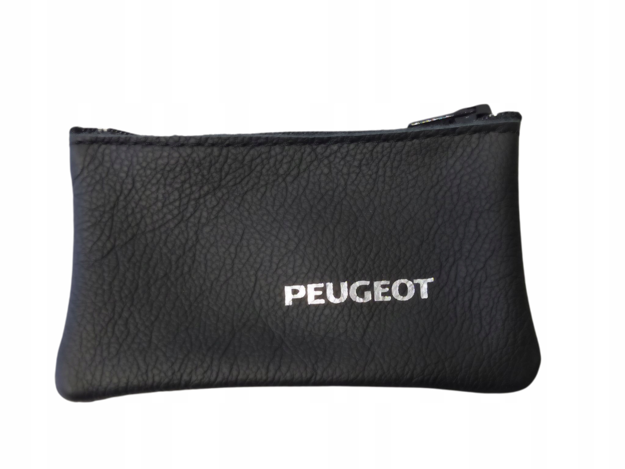 

Etui skórzane na kluczyk z napisem Peugeot