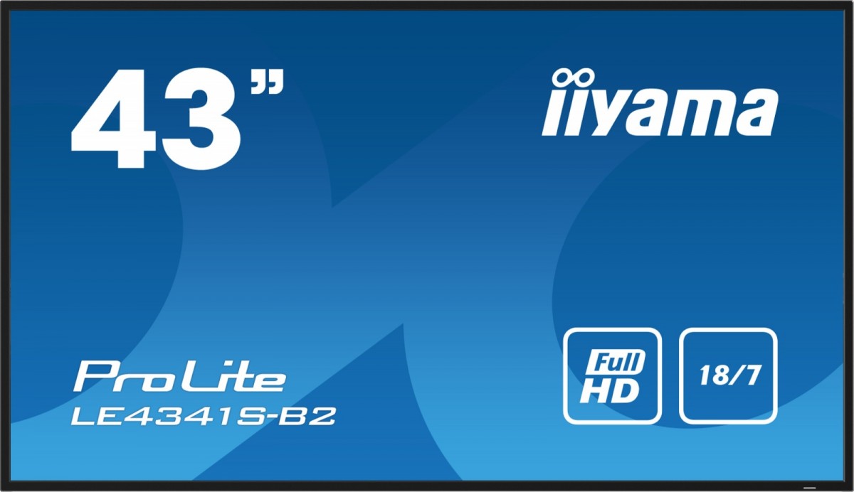 Iiyama Monitor 42.5 cala ProLite LE4341S-B2 Ips Fhd 18/7 Lan Hdmi
