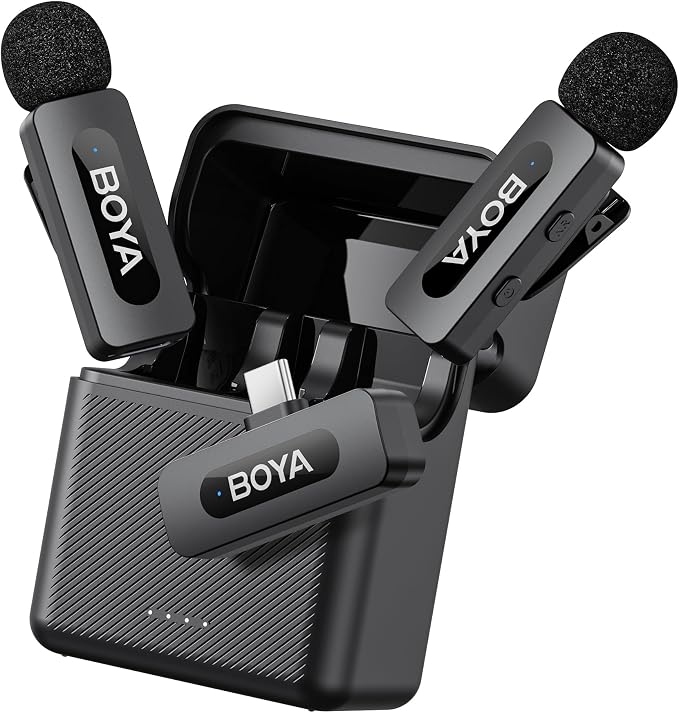 Mikrofon Bezdrátový Systém Pro Telefon Boya BY-V30 Usb-c 2.4 Ghz