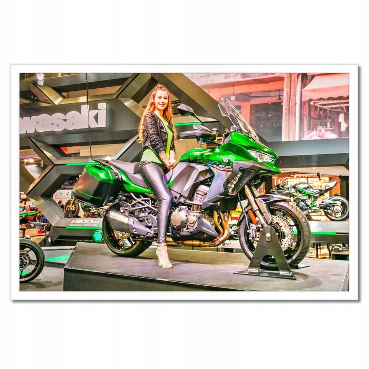Plakáty v rámu 60x40 Hůlka na motocyklu Motor