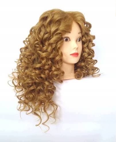 Lizzy Hair Peruka syntetyczna kręcone włosy strawberry blonde 45cm